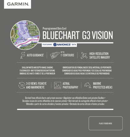 Garmin Italy Southwest and Tunisia Charts BlueChart g3 Vision | VEU013R | microSD/SD