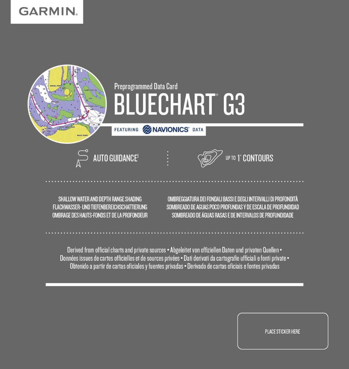 Garmin Norvège, Vestfjd vers Svalbard et Varanger Cartes BlueChart g3 | HXEU054R | microSD/SD