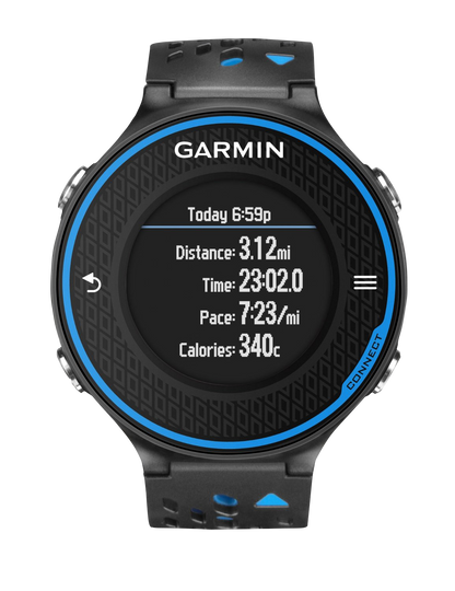 Garmin Forerunner 620, noir/bleu, montre connectée GPS de fitness pour coureurs (reconditionnée certifiée Garmin)