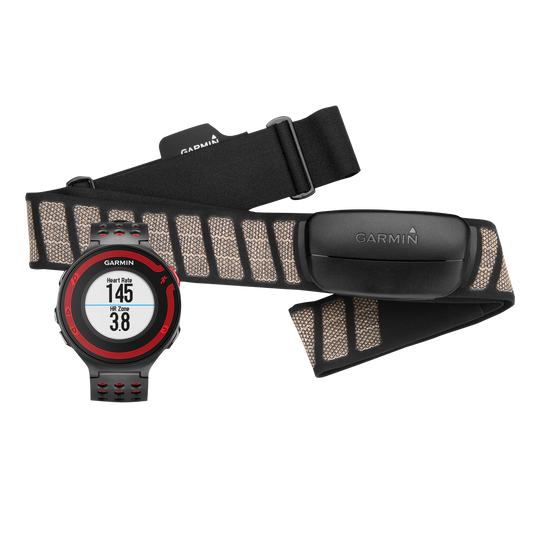 Garmin Forerunner 220, Black &amp; Red Bundle, montre connectée GPS de fitness pour coureurs (reconditionnée certifiée Garmin)