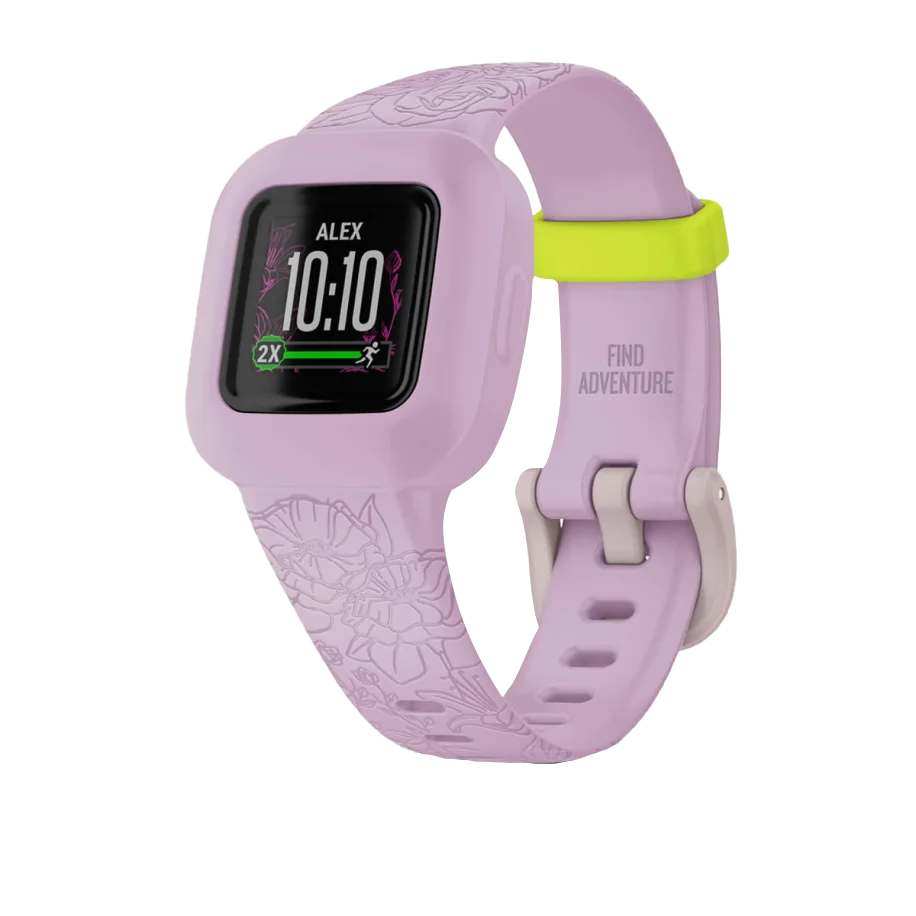 Garmin Vivofit jr 3 Lilac Floral Refurbished