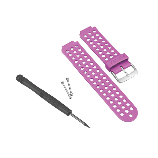 Bracelet de montre Garmin (pour Approach et Forerunner, violet/blanc)