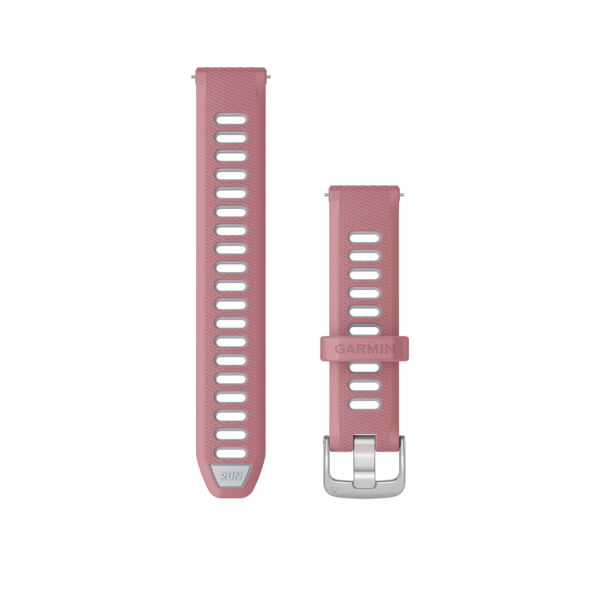 Garmin Quick Release Bands (18 mm) Pink/Whitestone with Silver Hardware (010-11251-A5)