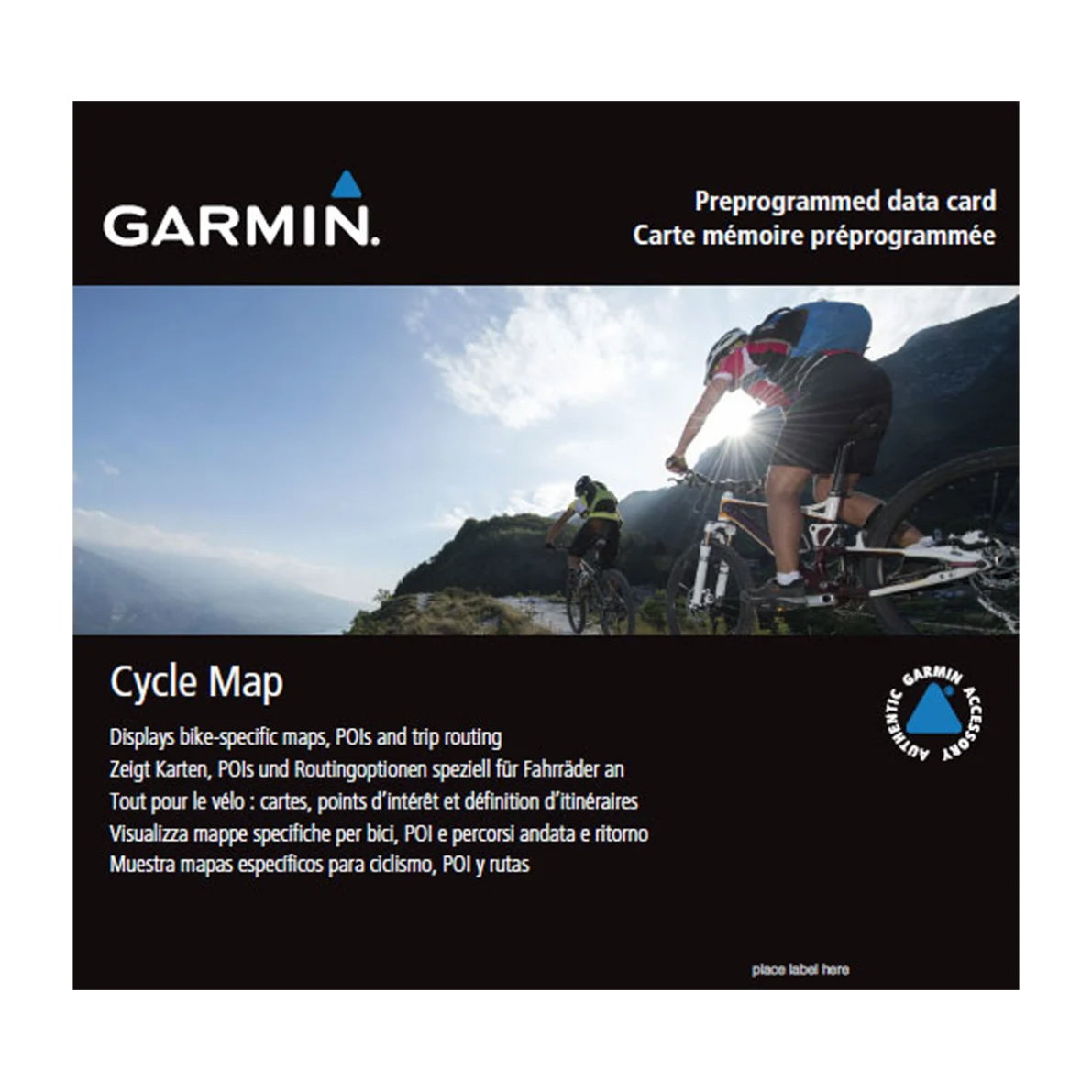 Carte microSD/SD Garmin Cycle Map Europe (010-12347-01)