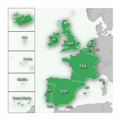 Carte microSD/SD Garmin Cycle Map Europe (010-12347-01)