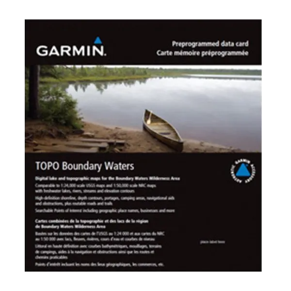 Garmin Boundary Waters microSD/SD card (010-C1060-00)