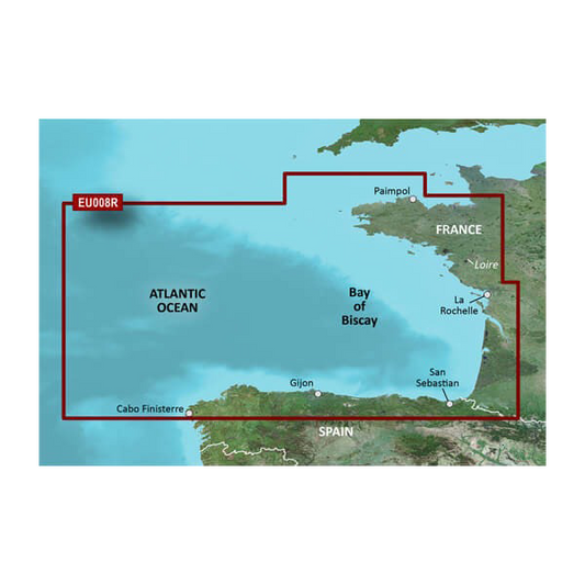 Garmin Bay of Biscay Charts BlueChart g3 | HXEU008R | microSD/SD (010-C0766-20)