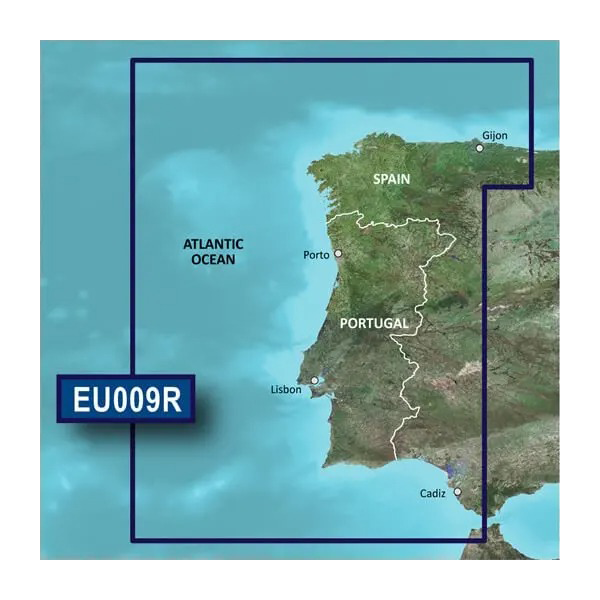 Garmin Portugal and Northwest Spain Charts BlueChart g3 Vision | VEU009R | microSD/SD