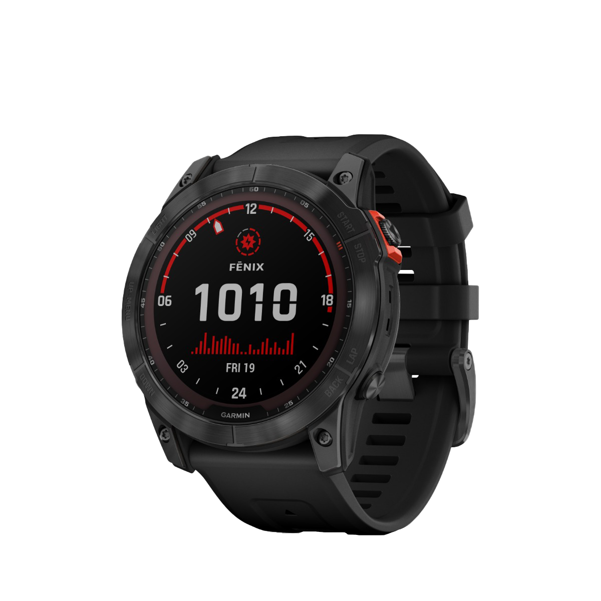 Garmin Fenix ​​7X Solar - Gris ardoise avec bracelet noir (010-02541-00)