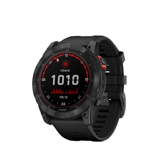 Garmin Fenix ​​7X Solar - Gris ardoise avec bracelet noir (010-02541-00)