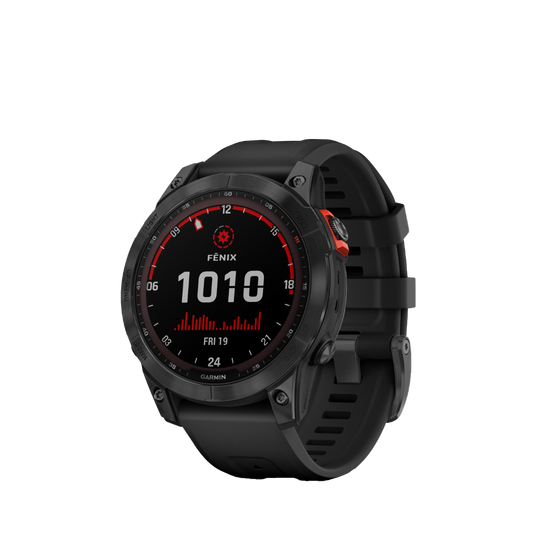 Garmin fenix 7 Solar - Gris ardoise avec bracelet noir (010-02540-10)