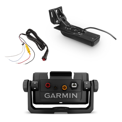 Kit bateau Garmin ECHOMAP UHD 7Xsv, comprenant une sonde GT56HW-TM, un câble d'alimentation et un support (020-00200-22)