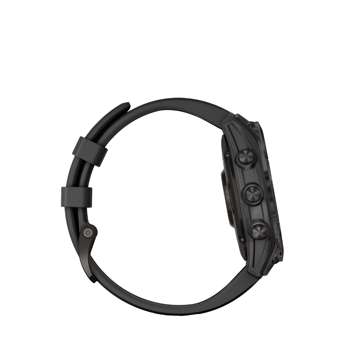 Garmin fenix 7 Sapphire Solar, titane DLC noir avec bracelet noir (010-02540-34)