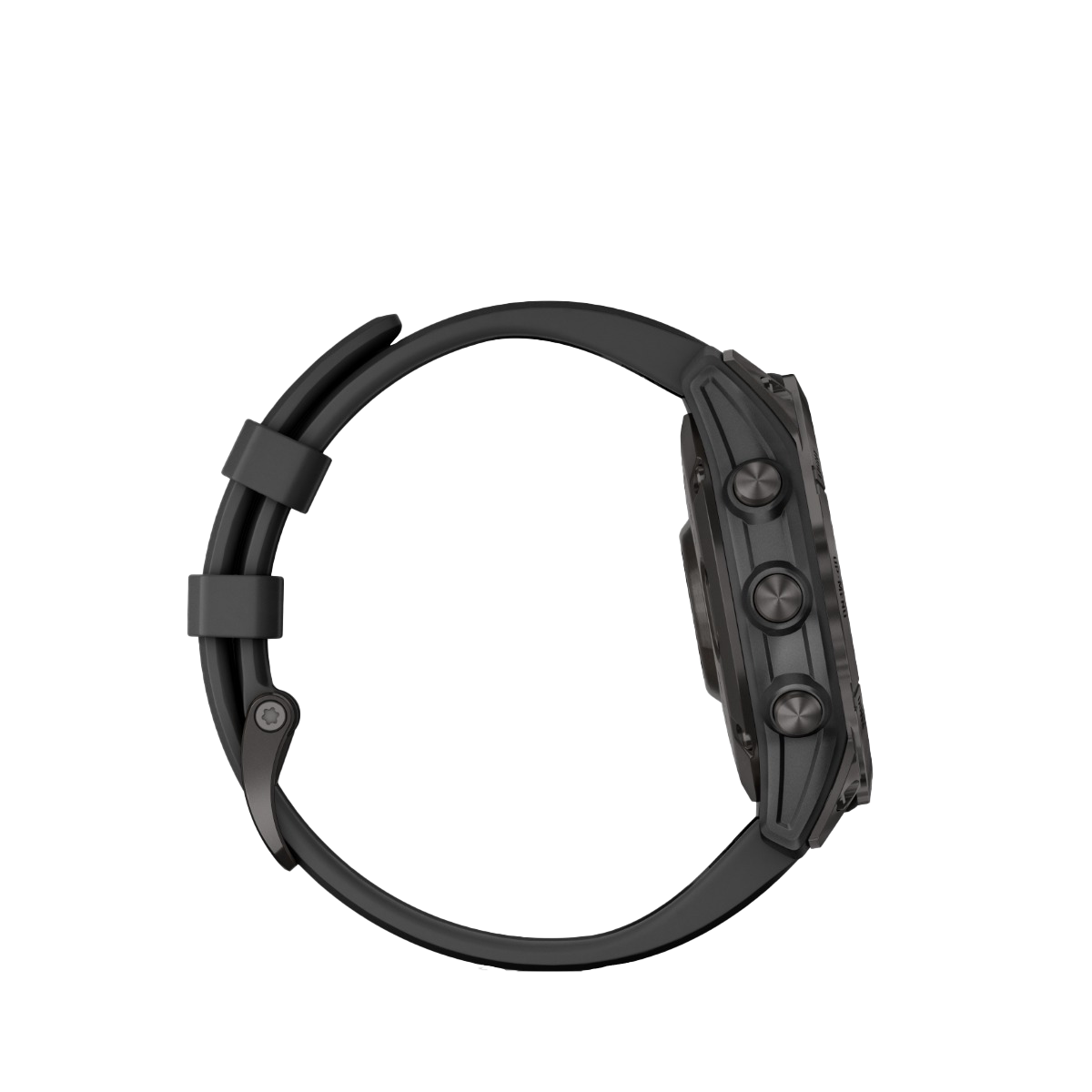 Garmin fenix 7S Sapphire Solar - Carbon Gray DLC Titanium avec bracelet noir (010-02539-24)