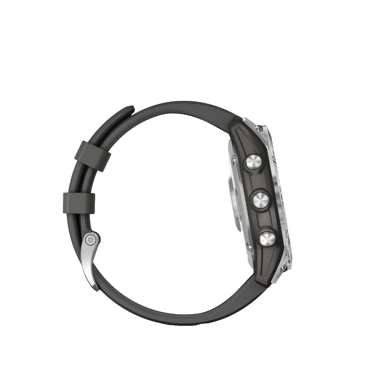 Garmin fenix 7S - Argent avec bracelet en graphite (010-02539-00)