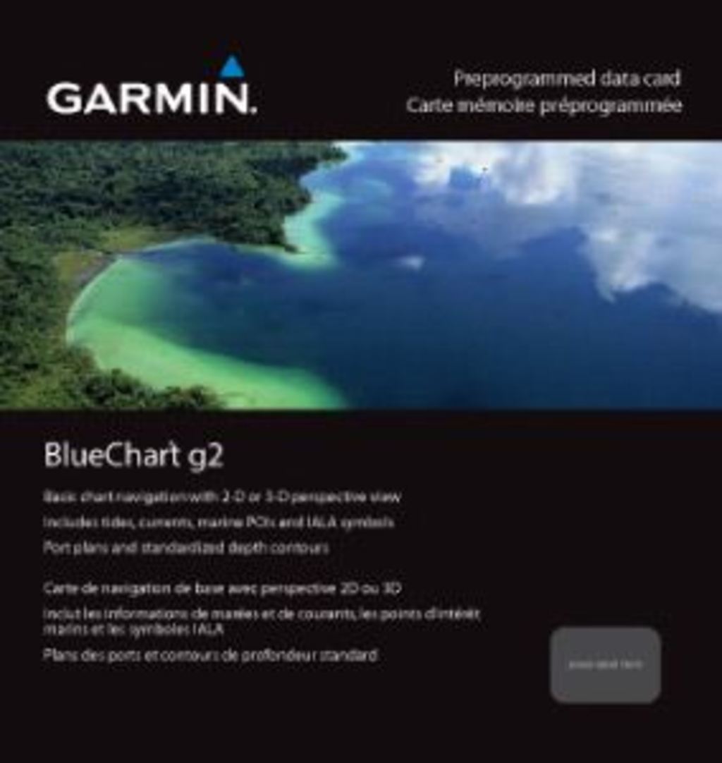 Garmin Bluechart G2 Grèce Côte Ouest et Athènes (010-C0834-20)