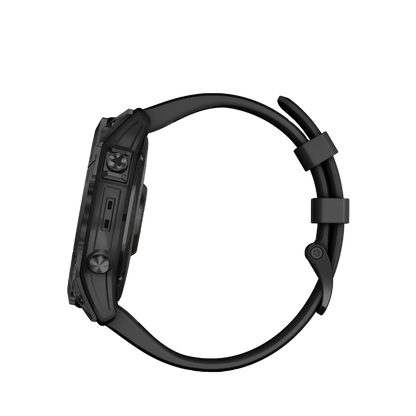 Garmin Fenix 7x Sapphire Solar - Black DLC Titanium with Black Band (010-02541-22)