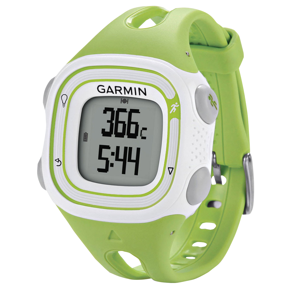 Garmin Forerunner 10, blanc et vert, montre connectée GPS de fitness pour coureurs (reconditionnée certifiée Garmin)