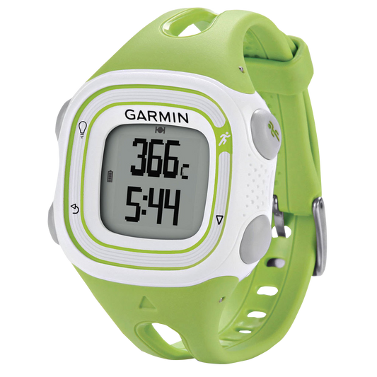 Garmin Forerunner 10, blanc et vert, montre connectée GPS de fitness pour coureurs (reconditionnée certifiée Garmin)