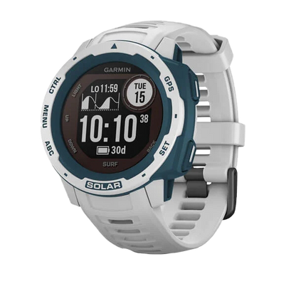 Garmin Instinct Solar, Cloudbreak, montre connectée GPS robuste (reconditionnée et certifiée Garmin)