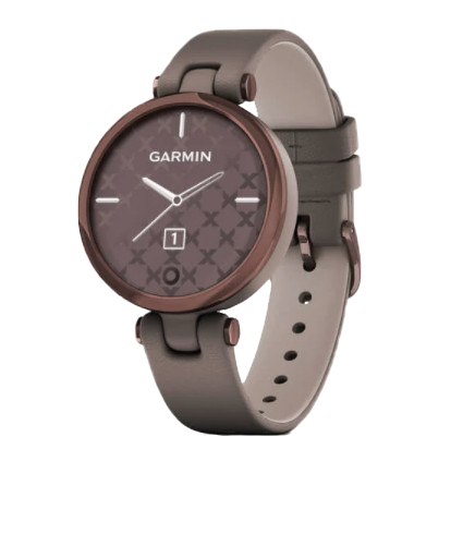 Garmin Lily - Dark Bronze Bezel with Paloma Case and Italian Leather Band (010-02384-A0)