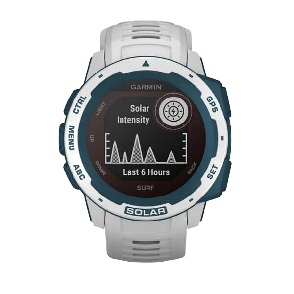 Garmin Instinct Solar Surf, Pipeline, Rugged GPS Smartwatch (Garmin Certified Refurbished)