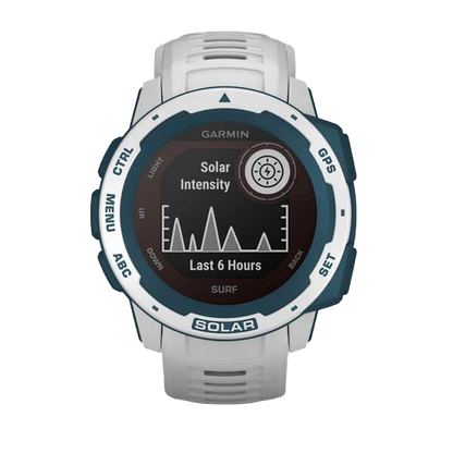 Garmin Instinct Solar Surf, Pipeline, Rugged GPS Smartwatch (Garmin Certified Refurbished)