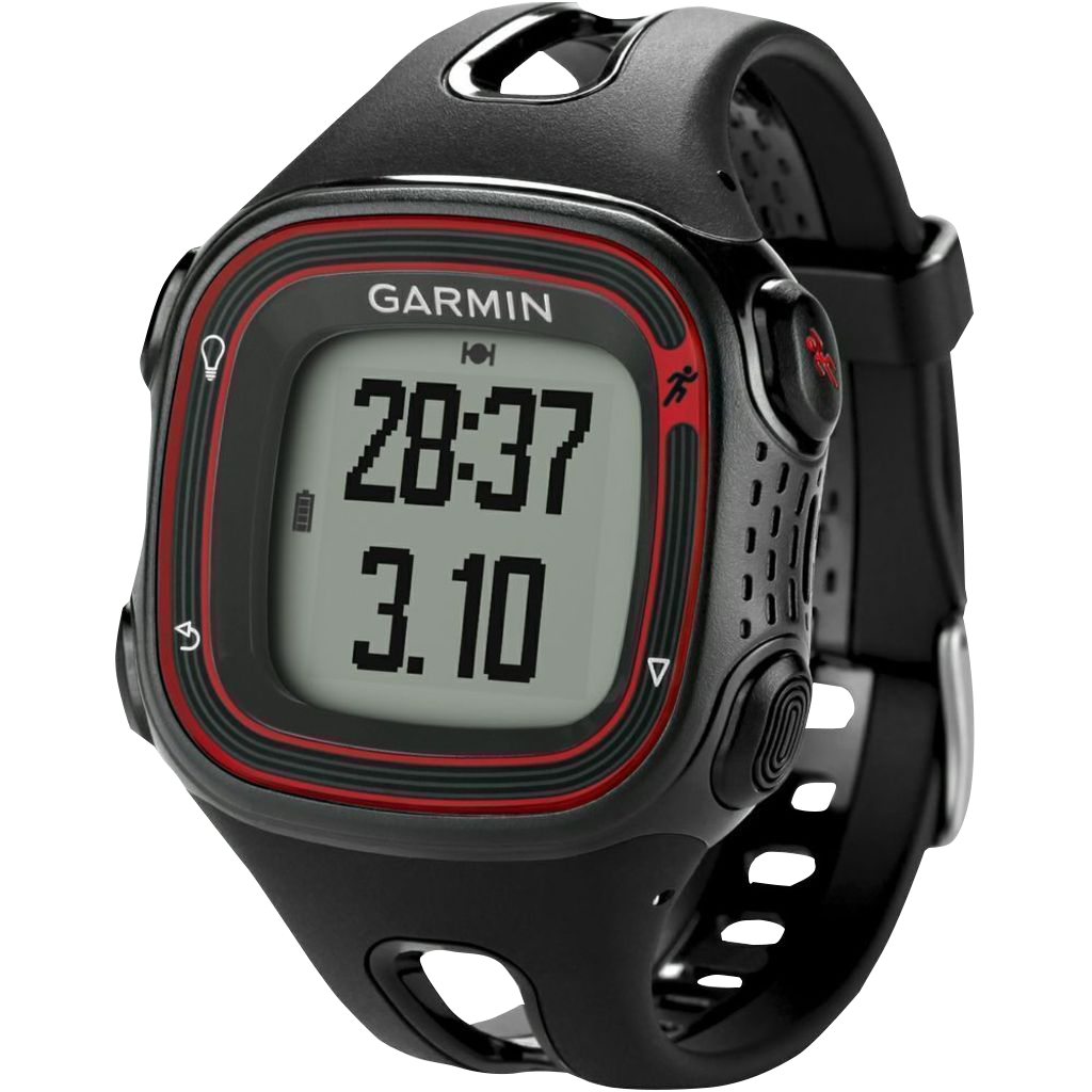 Garmin Forerunner 10, noir et rouge, montre connectée GPS de fitness pour coureurs (reconditionnée certifiée Garmin)