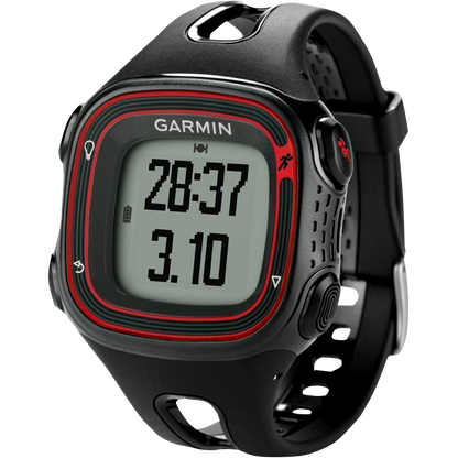 Garmin Forerunner 10, noir et rouge, montre connectée GPS de fitness pour coureurs (reconditionnée certifiée Garmin)