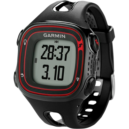 Garmin Forerunner 10, noir et rouge, montre connectée GPS de fitness pour coureurs (reconditionnée certifiée Garmin)