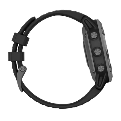 Garmin Fenix ​​6 Pro Solar - Gris ardoise avec bracelet noir (010-02410-14)