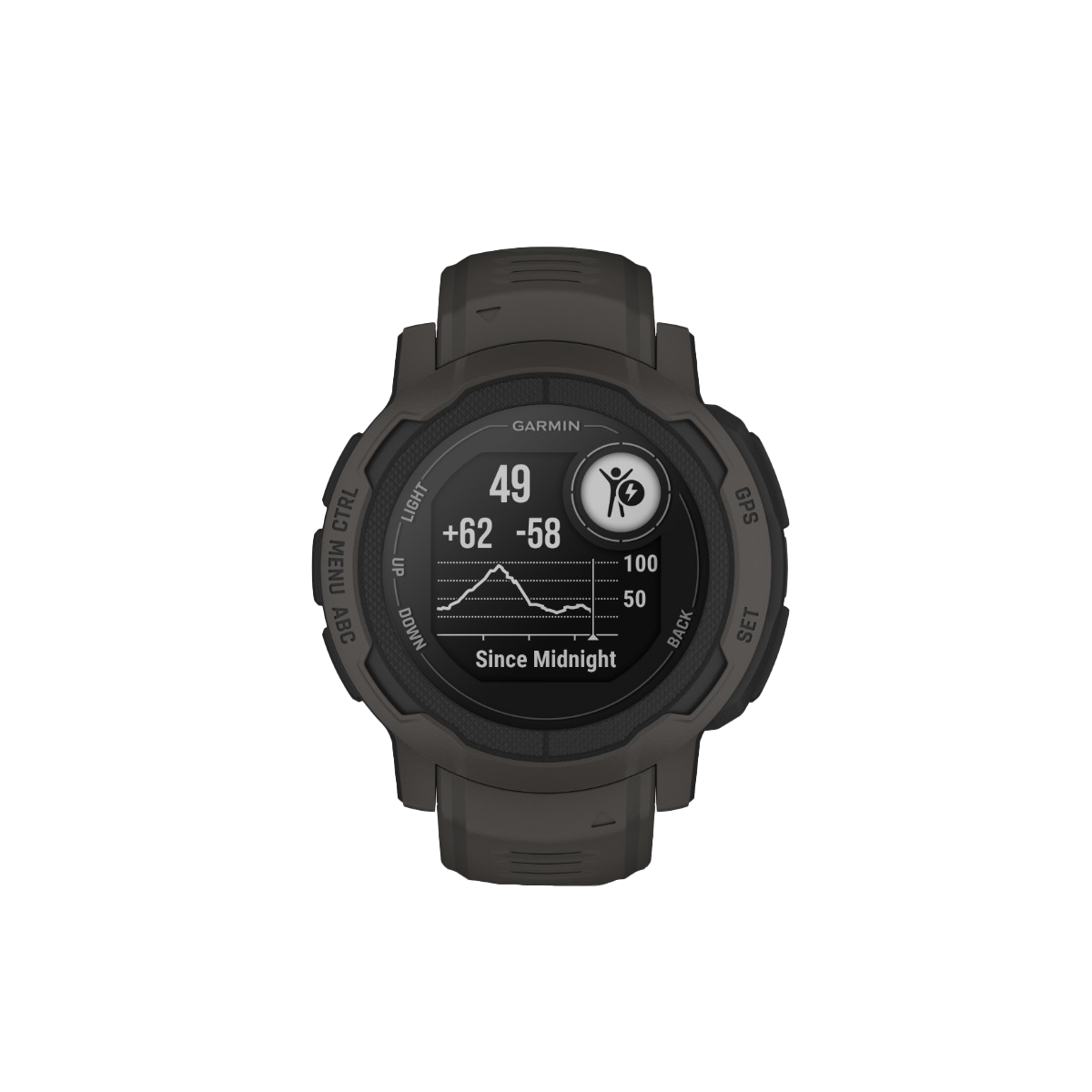 Montre Garmin Instinct 2S, graphite (010-02563-10)