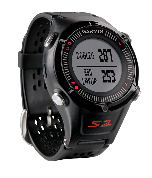 Garmin Approach S2, Noir, Montre connectée GPS de golf et télémètre (reconditionné certifié Garmin)