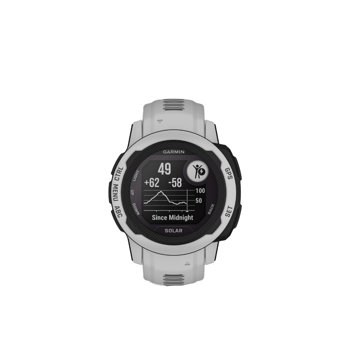 Garmin Instinct 2S Solar, Mist Gray (010-02564-11)