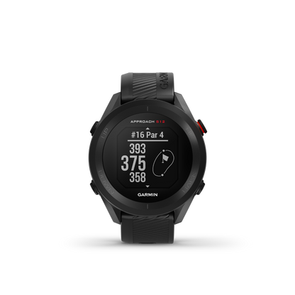 Garmin Approach S12, Noir, Montre GPS connectée de golf et télémètre (010-02472-00)