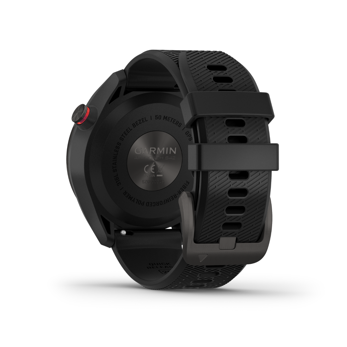 Garmin Approach S42, Noir, Montre GPS connectée de golf et télémètre (reconditionné certifié Garmin)