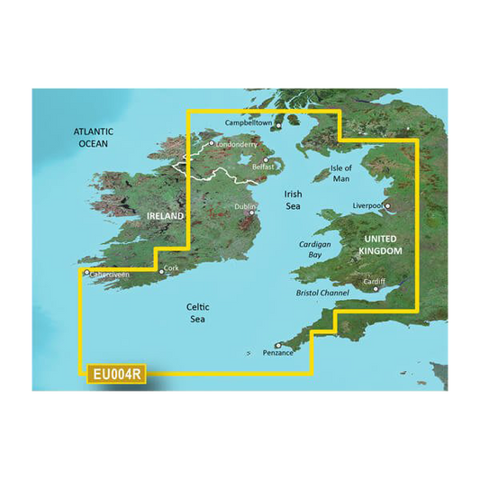 Garmin Irish Sea Charts BlueChart g3 Vision | VEU004R | microSD/SD