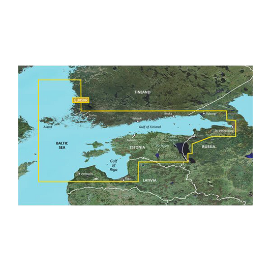 Garmin Gulfs of Finland and Riga Charts BlueChart g3 Vision | VEU050R | microSD/SD