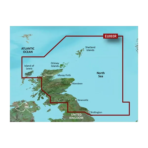 Garmin Great Britain, Northeast Charts BlueChart g3 | HXEU003R | microSD/SD