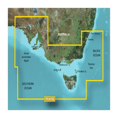 Garmin Australia, Port Stephens to Fowlers Bay Coastal Charts BlueChart g3 Vision | VPC415S | microSD/SD (010-C0873-00)