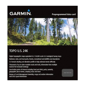 Carte microSD Garmin TOPO US 24K South Central