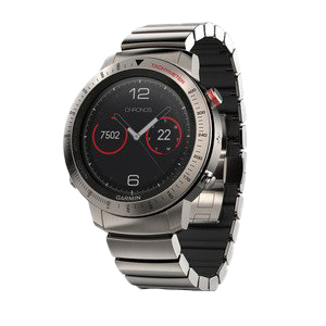 Garmin Fenix ​​Chronos avec bracelet hybride en titane (010-01957-01)