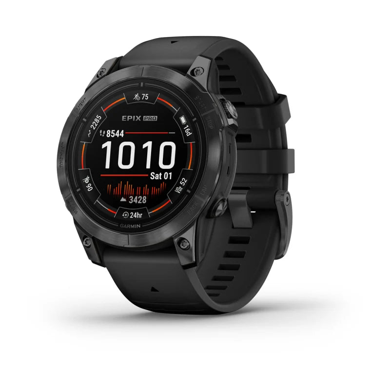 Garmin Epix Pro (Gen 2), 47 mm Standard Edition Slate Gray with Black Band (010-02803-00)