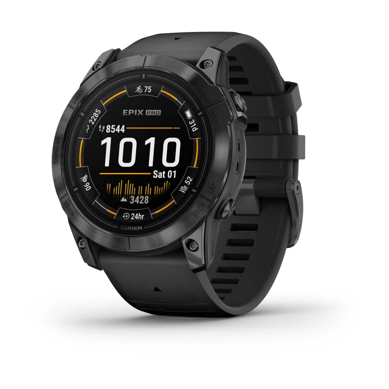 Garmin Epix Pro (Gen 2), 51 mm Standard Edition Slate Gray with Black Band (010-02804-20)