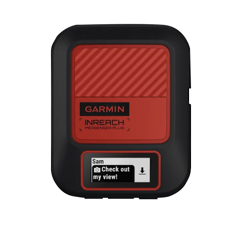 Garmin InReach Messenger Plus - Communicateur satellite SOS avec messagerie photo et vocale