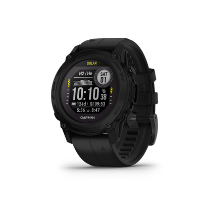 Garmin Descent G1 Solar, montre connectée marine noire pour plongeurs (010-02604-02)