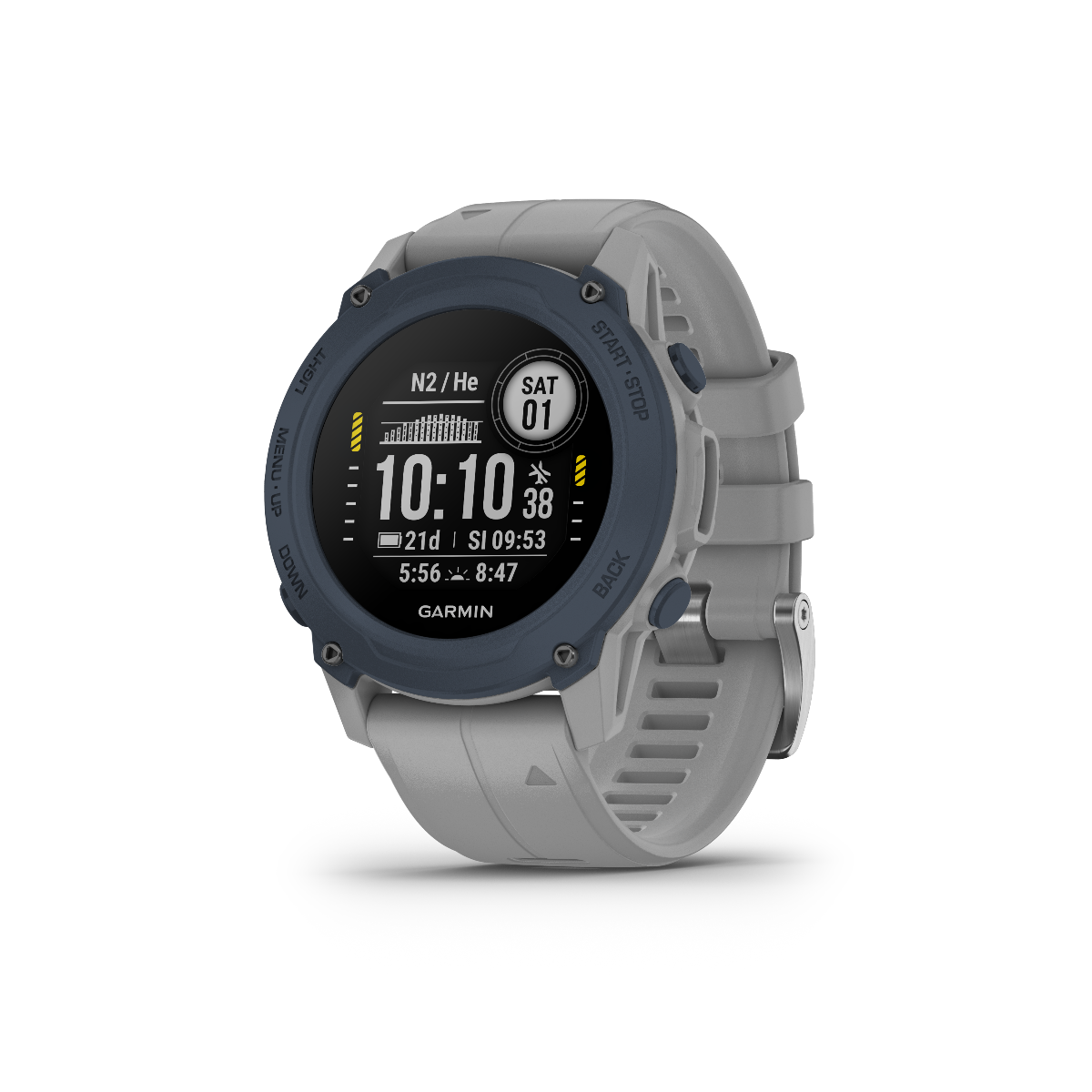 Garmin Descent G1, Powder Gray, Montre connectée marine pour plongeurs (010-02604-01)