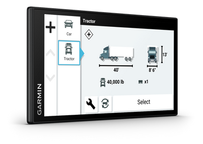 Garmin Dezl OTR610, navigateur GPS pour camion avec écran de 6 pouces (010-02738-00)