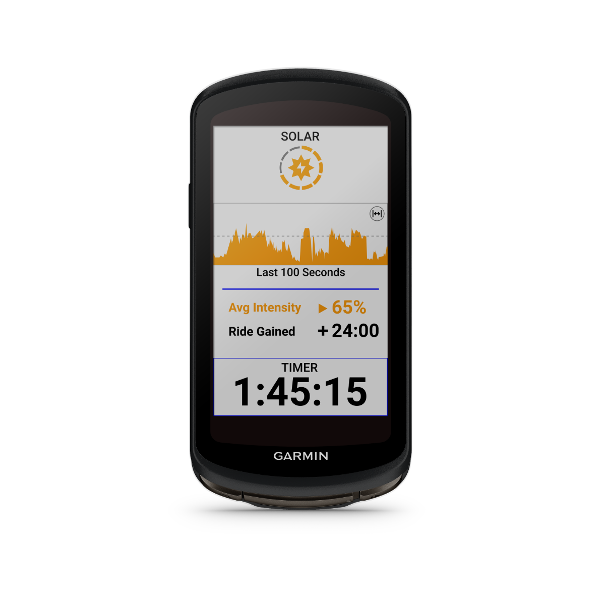 Garmin Edge 1040 Solar, ordinateur de vélo intelligent pour cyclistes (010-02503-20)