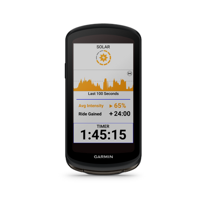 Garmin Edge 1040 Solar, ordinateur de vélo intelligent pour cyclistes (010-02503-20)